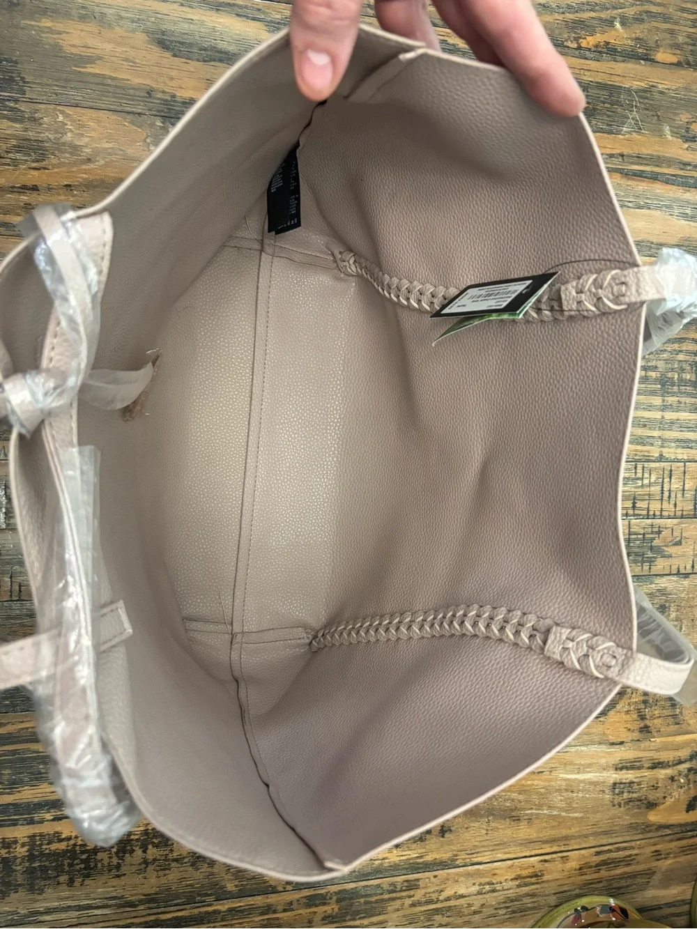 Badgley Mischka Pebbled Leather LuxuryTote
